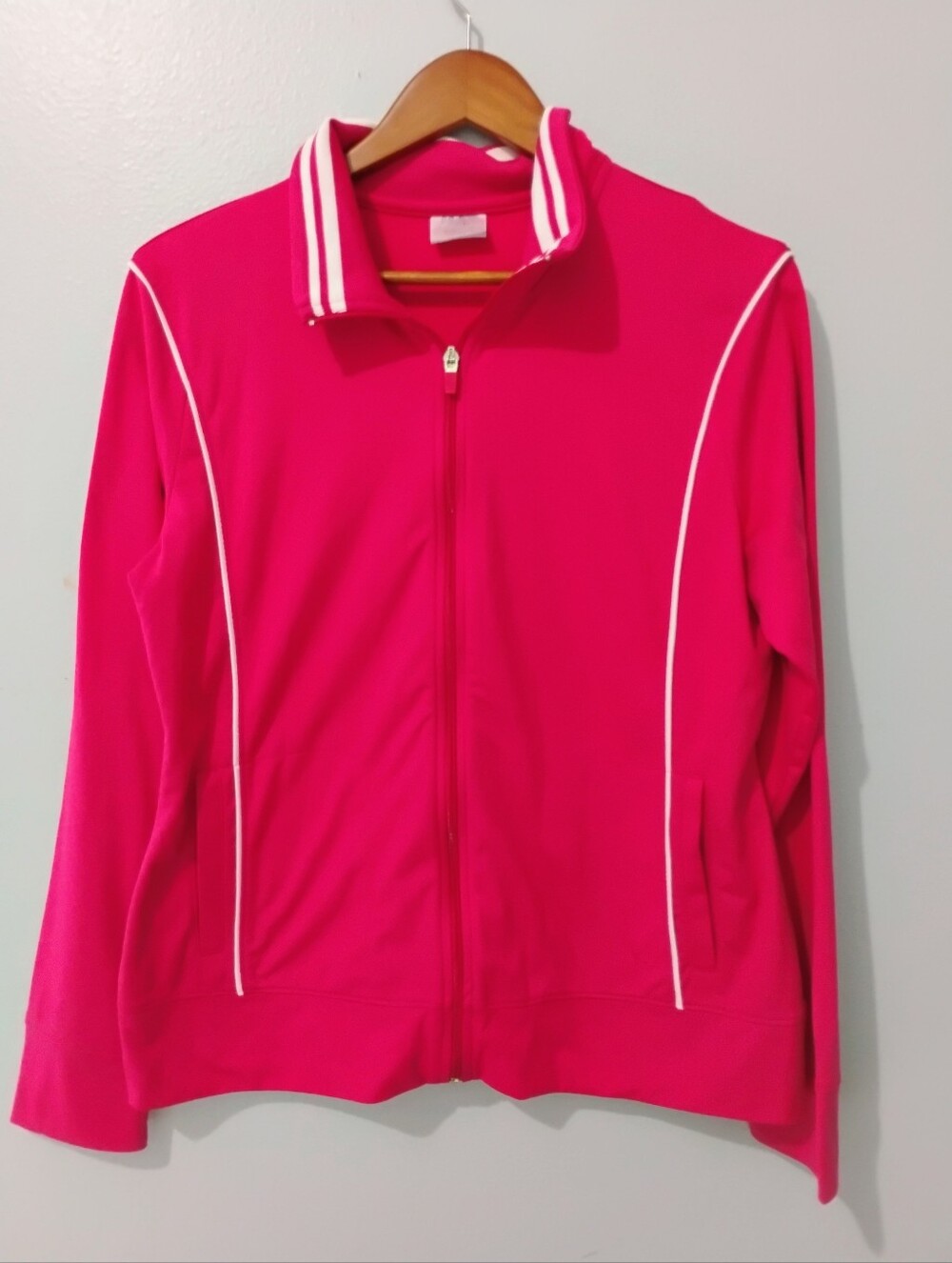 Danskin Now Hot Pink Zip-Front Active Jacket